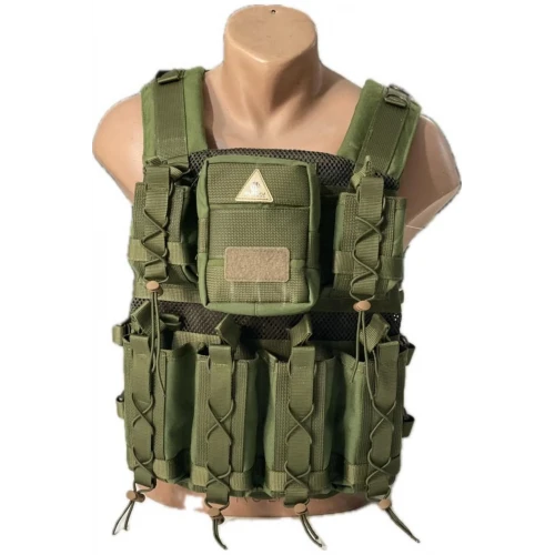 Astüm Haki Hücum Yeleği Cordura Yırtılmaz Kumaş