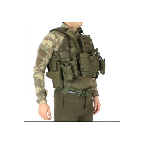 Astüm Haki Yeşil Tactical Hücum Yelek
