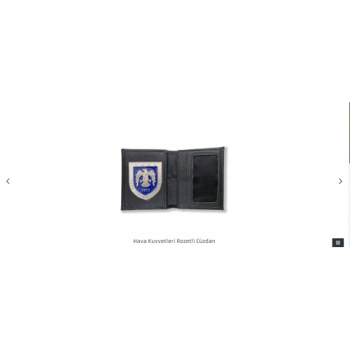 Astüm Hava Kuvvetleri Rozetli Cüzdan