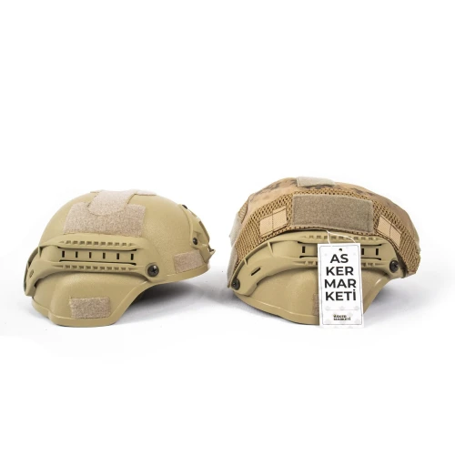 Astüm Jandarma Çöl Kamuflaj Kısa Airsoft Askeri Kask Kılıfı