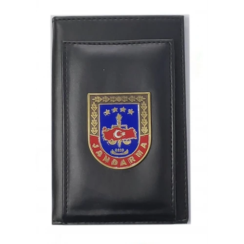 Astüm Jandarma Kalemlikli Not Defteri Cüzdan (Metal Rozet)