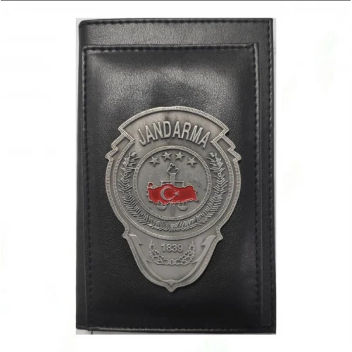 Astüm JANDARMA Kalemlikli Not Defteri Cüzdan (Metal Rozet)