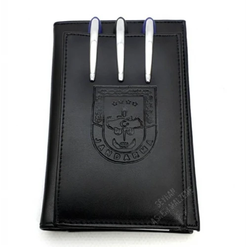 Astüm Kalemlikli Not Defteri Cüzdan & Notluk (Jandarma)