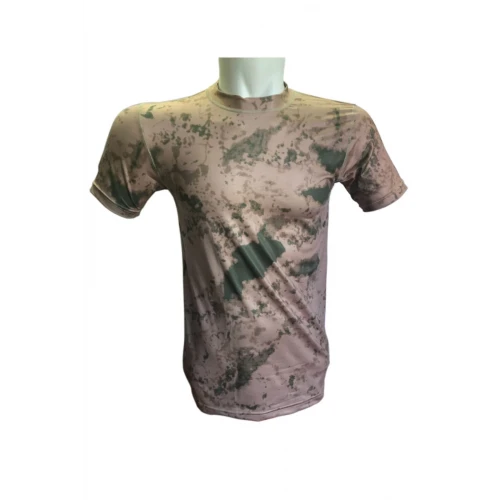 Astüm Jandarma Kamuflaj Desen Microfiber Kısa Kol Termal Tişört