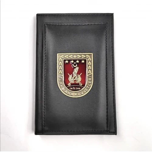 Astüm Kara Kuvvetleri Kalemlikli Not Defteri Cüzdan (Metal Rozet)