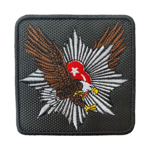 Astüm KARTAL - BAYRAK PATCH SIYAH