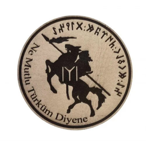 KAYI BOYU NE MUTLU TÜRKÜM DİYENE - Deri PEÇ - Arma - Askeri Patch