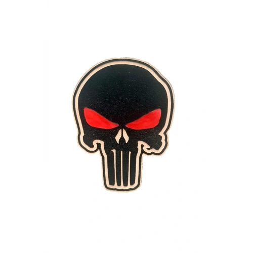 Astüm KURU KAFA NO:1 - Deri PEÇ - Arma - Askeri Patch