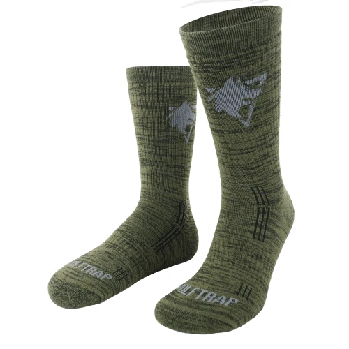 Astüm Merino Yünlü Kışlık Çorap Haki