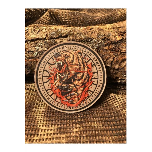 Nordic Bear Patch/Peç/Arma (8,7cm) Özel Tasarım Peç