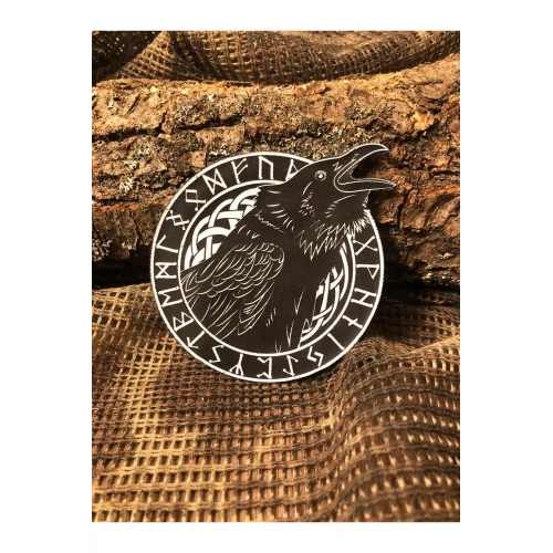 Nordic Raven Patch/Peç/Arma (9,5 x 8,1cm) Özel Tasarım Peç
