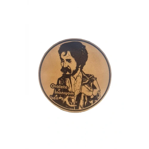 Astüm Oralete İnanıyorum Ben - Deri Peç - Arma - Leather Patch