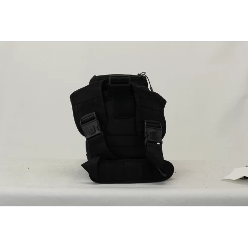 Outdoor Cordura Kumaş Çok Bölmeli Çapraz Yan Çanta Siyah