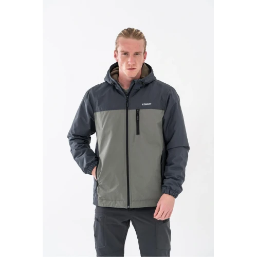 Outdoor Taktik Mont Spor Kapüşonlu Mont Mevsimlik Dik Yaka Mont - 318