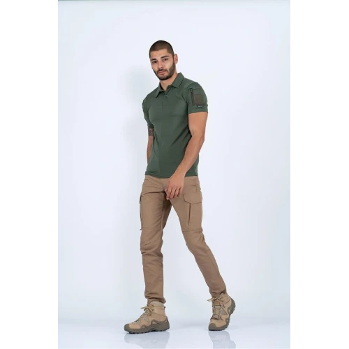 Astüm Outdoor Taktik Pantolon Ripstop Çok Cepli Kargo Pantolonu - 502 Bej