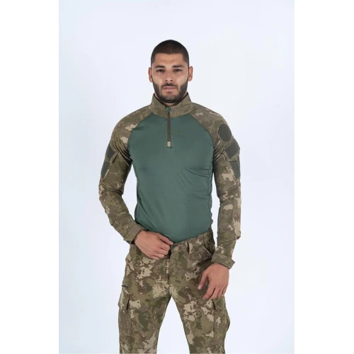 Astüm Outdoor Taktik Tişört Operasyon Tişörtü Uzun Kol T-shirt - 401 Jandarma
