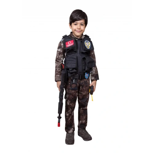 Astüm Özeltim Polis Özel Harekat Polis Operasyonel Çocuk Kıyafeti