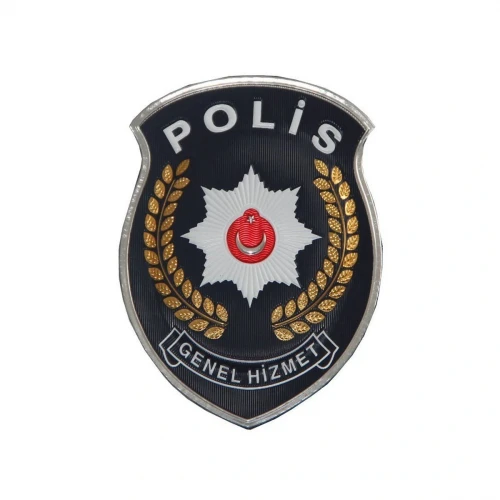 Astüm Polis Genel Hizmet Arması Yeni 3 Boyutlu