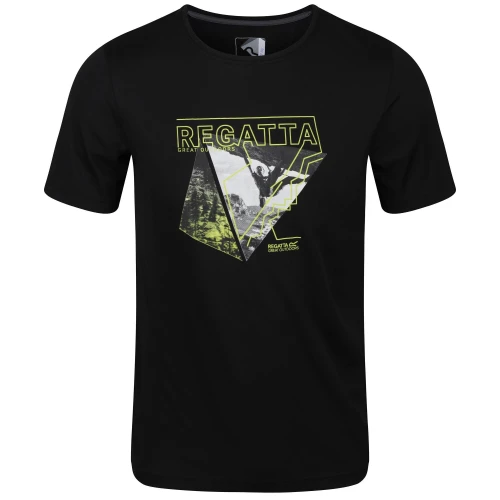 Regatta Fingal V Erkek T-Shirt-SİYAH