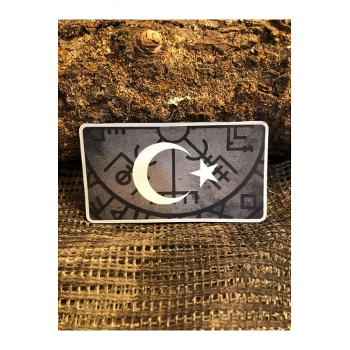 Runik Bayrak II. Patch/Peç/Arma (9 x 4,9cm) Özel Tasarım Peç