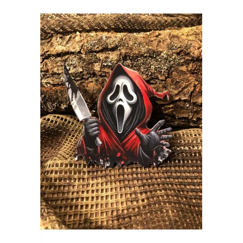 Scary Patch/Peç/Arma (8 x 8cm) Özel Tasarım Peç