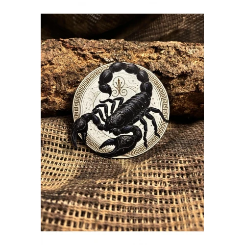 Scorpion Patch/Peç/Arma (9 x 8cm) Özel Tasarım Peç