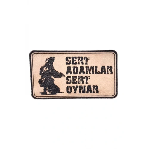Astüm Sert Adamlar Sert Oynar Deri Peç - Arma - Askeri Patch