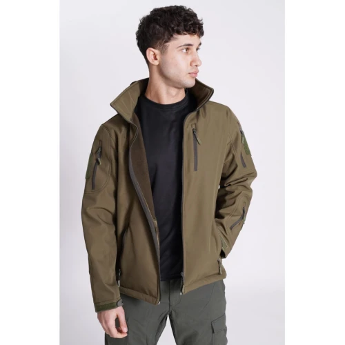 Astüm Softshell Yağmur Geçirmez Mont Haki Renk 5.11