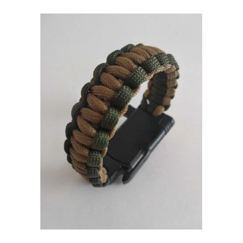 Astüm Survival Bileklik Bıçak Pusula Ateş Başlatıcı Magnezyum