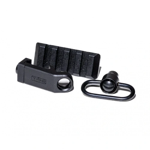 T42 - 3in1 - Açılı Picatinny Ray + Açılı Askı Kayış Ray Bağlantı Aparatı