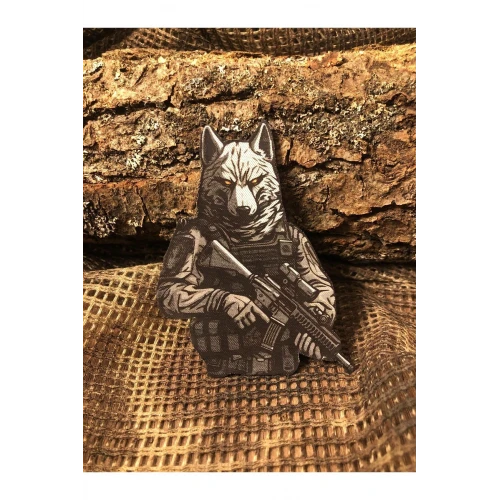 Tactic Wolf Patch/Peç/Arma (8,3 x 6,7cm)