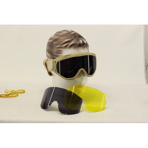 Tactical Kar Ve Toz Gözlüğü Bej