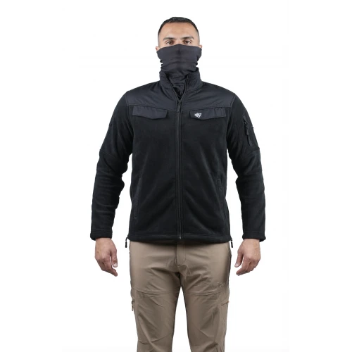 Astüm Tactical Siyah Renk Polar Ceket