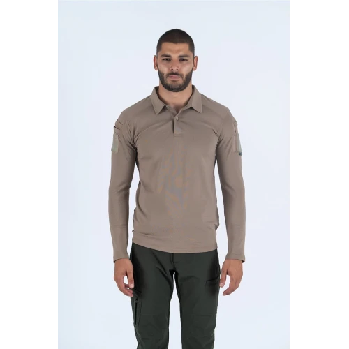 Astüm Tactical T-shirt Uzun Kol 802 Pike, Bej ile Tarzınızı Tamamlayın