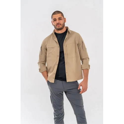 Astüm Taktik Gömlek Fermuar Cepli Koruma Swat Outdoor Gömlek-420