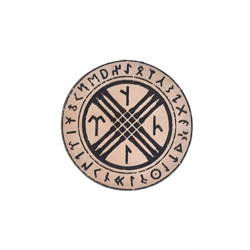 Astüm TENGRİ - Deri Peç - Arma - Türk Mitolojisi - Leather Patch