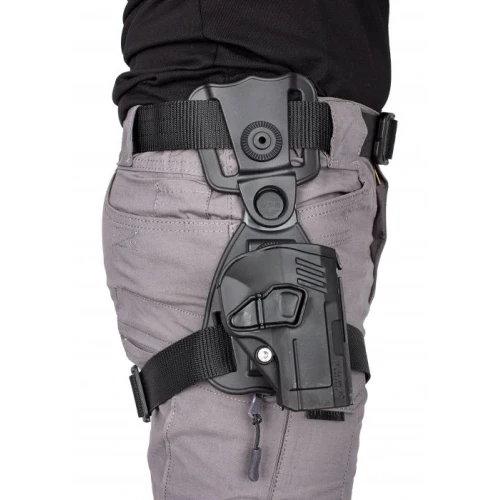 Astüm Toma Hareketli Alçak Taşıma Silah Kılıfı Siyah