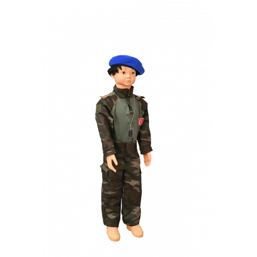 TSK Desen Koyu Kamuflaj Çocuk Kamuflaj Kostüm Seti