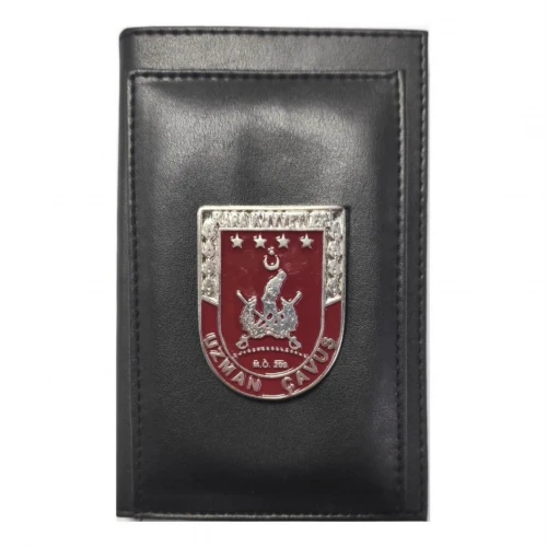 Astüm Uzman Çavuş Kalemlikli Not Defteri Cüzdan (Metal Rozet)