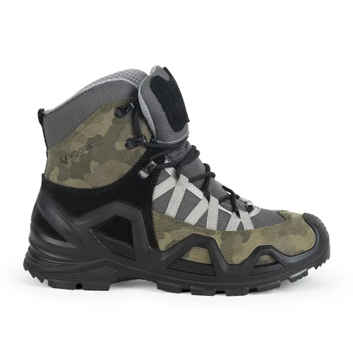 Astüm Vogel Guard Xr Kamuflaj Su Geçirmez Suet Deri Siyah Bot
