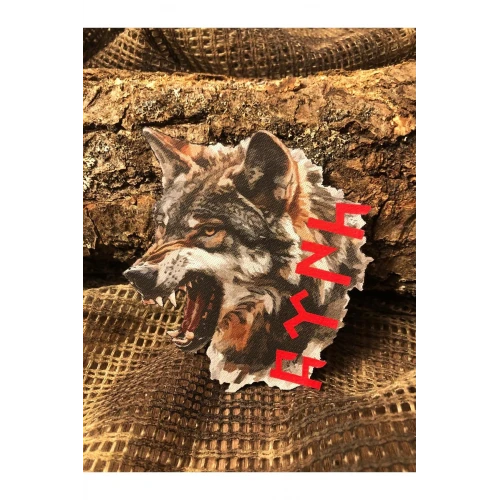 Wolf Türk Patch/Peç/Arma (9 x 7,5cm) Özel Tasarım Peç
