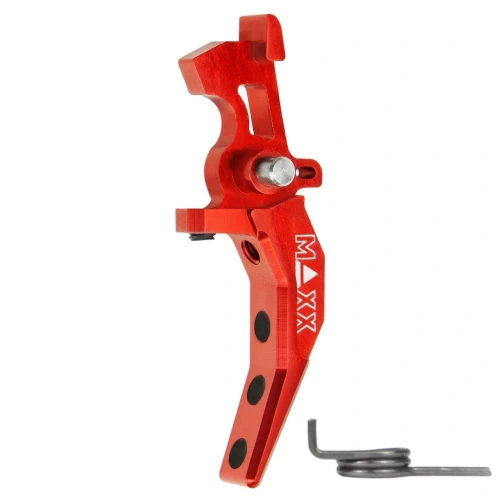 Yd.Parça Maxx Model CNC Aluminum Advanced Speed Trigger (Style C) (Red) MX-TRG002SCR