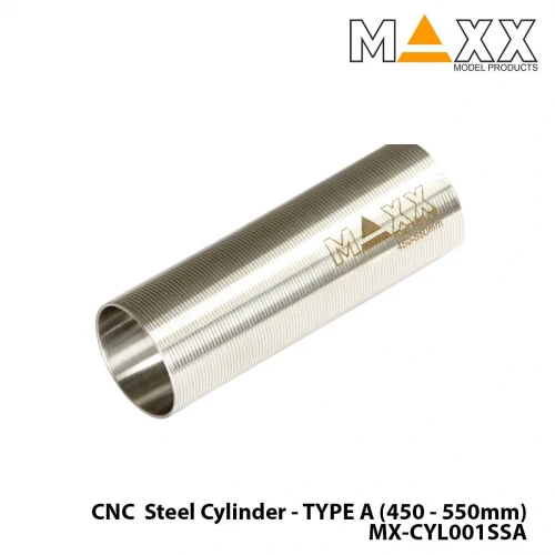 Yd.Parça Maxx Model CNC Hardened Stainless Steel Cylinder - TYPE A (450 - 550mm) MX-CYL001SSA