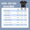 Astüm 2 Cepli Polo Yaka Kısa Kollu Taktik T-Shirt Siyah