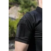 Astüm 2 Cepli Polo Yaka Kısa Kollu Taktik T-Shirt Siyah