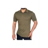 Astüm Kapan Polo Yaka 2 Cepli Kısa Kollu Taktik T-Shirt Haki