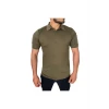 Astüm Kapan Polo Yaka 2 Cepli Kısa Kollu Taktik T-Shirt Haki