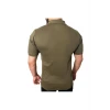 Astüm Kapan Polo Yaka 2 Cepli Kısa Kollu Taktik T-Shirt Haki