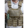 Astüm Hücum Yeleği Hızlı Serbest Bırakma Sistemli 4 Kilitli
