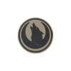 Astüm Hilal İçi Kurt Başı Silikon Patch Arma